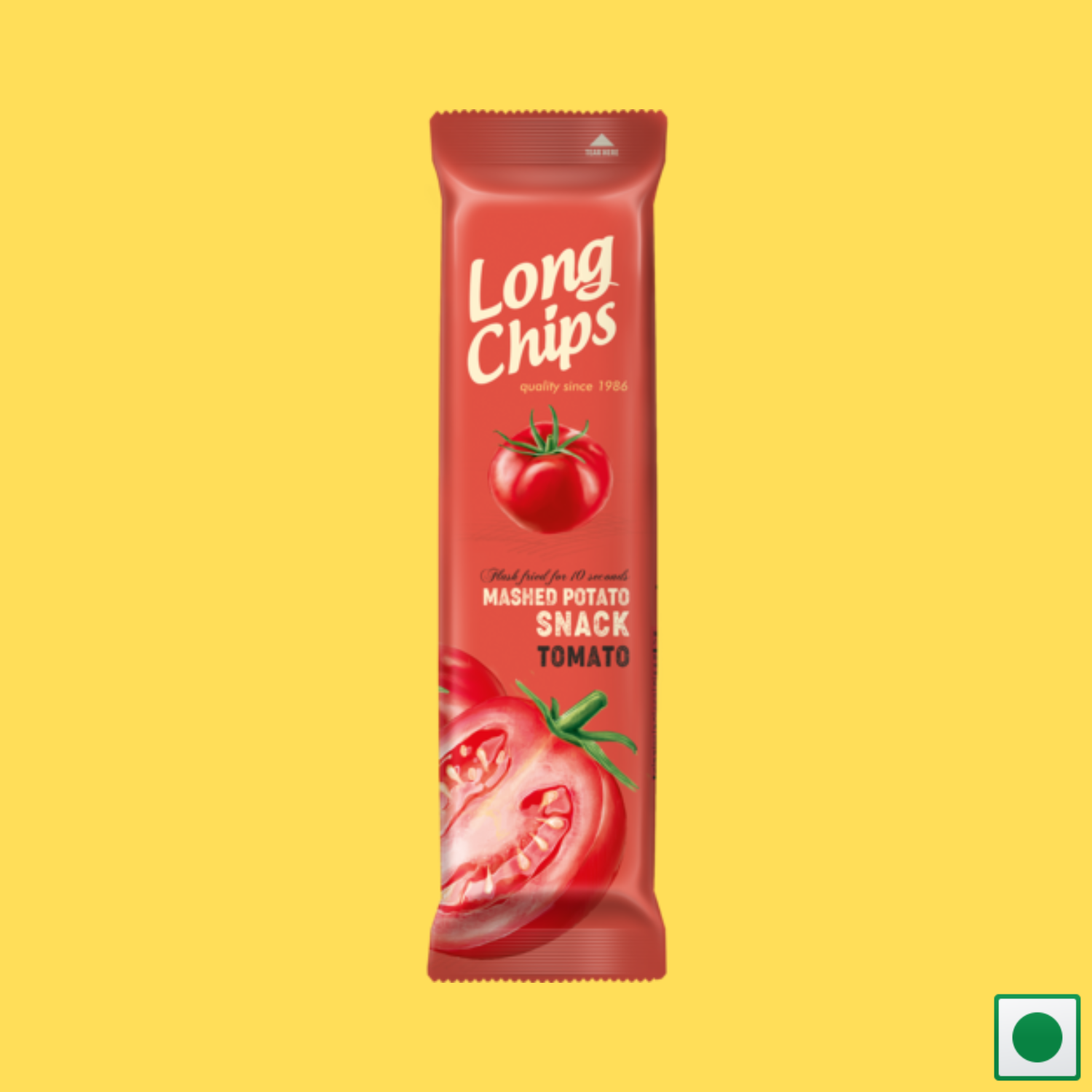 Long Chips Mashed Potato Snack Tomato Flavoured, 75g (Imported) {Buy 2 Get 1 Free!!}