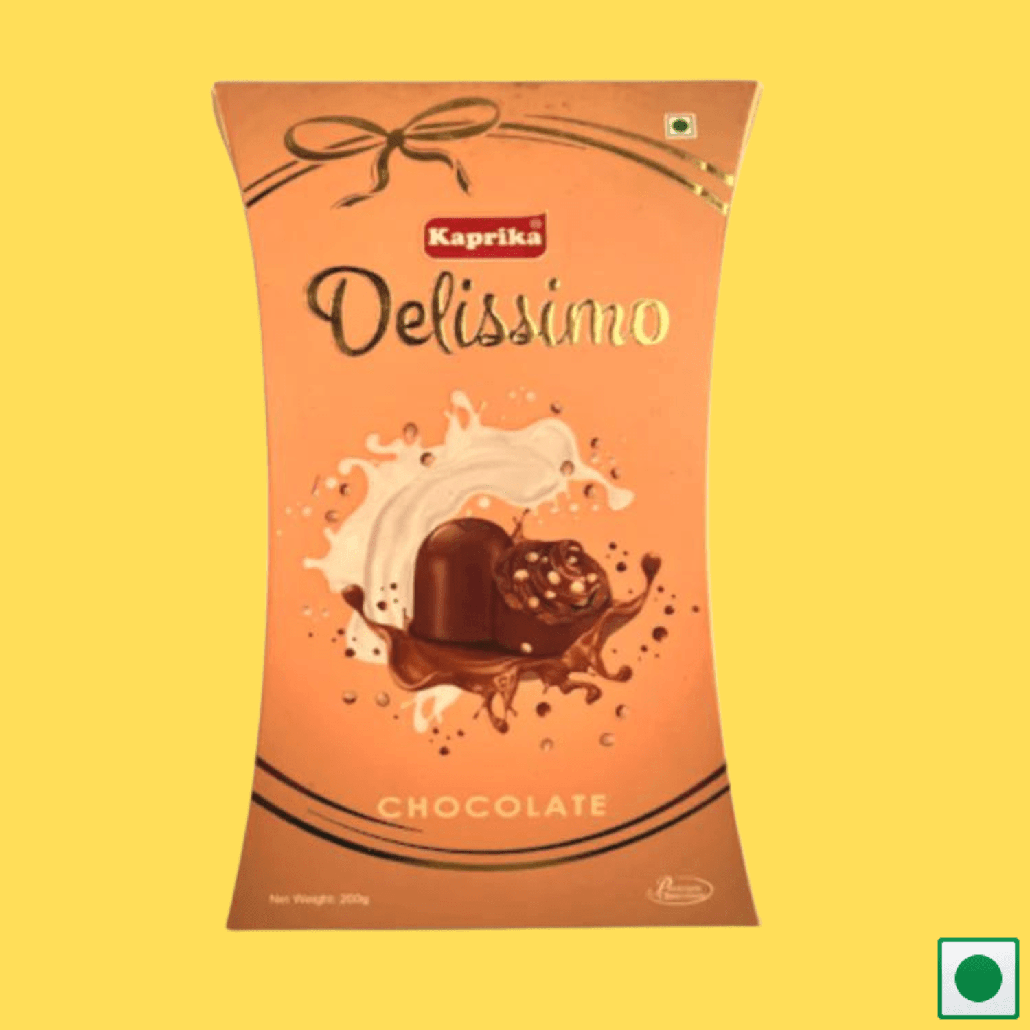 Kaprika Delissimo Premium Chocolate with Almond Crumbs, 200g - Super 7 Mart