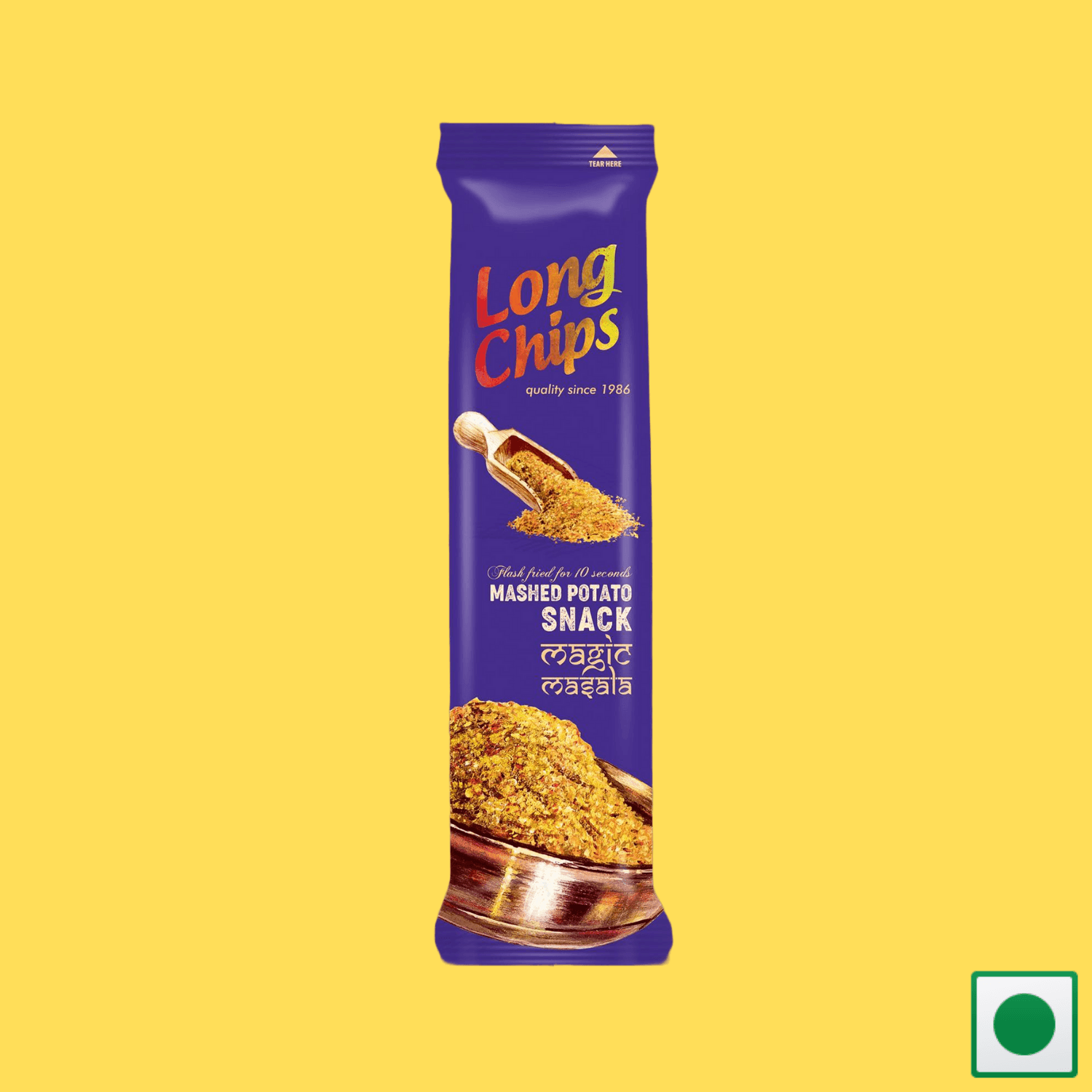 Long Chips Mashed Potato Snack Magic Masala Flavoured, 75g (Imported) - Super 7 Mart