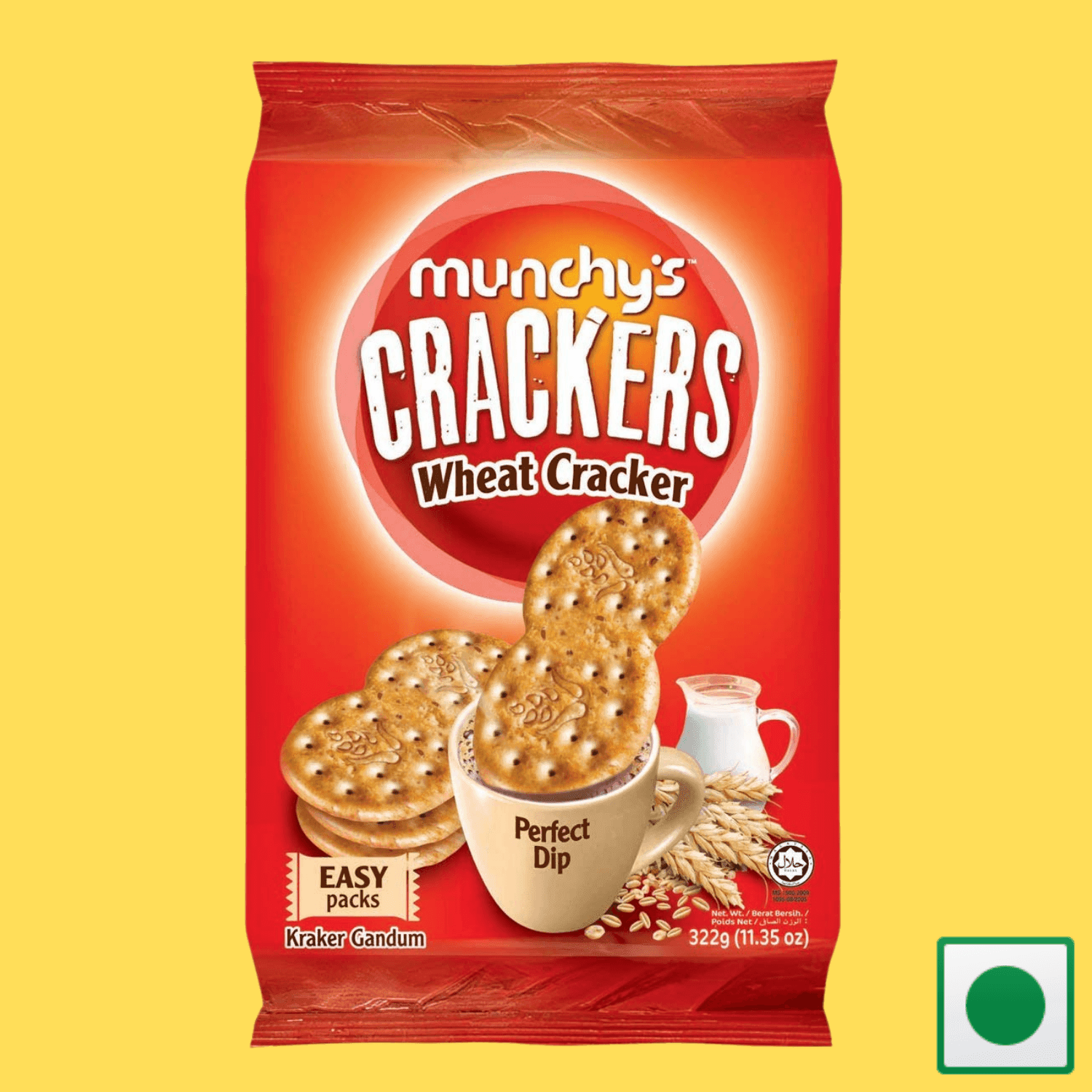 Munchy's Wheat Cracker, 322g (IMPORTED) - Super 7 Mart