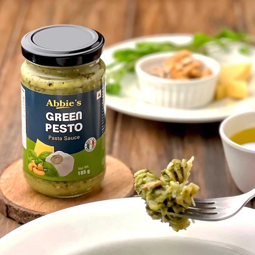 Abbie's Green Pesto Pasta Sauce, 185g (Imported)
