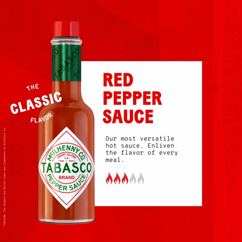 Tabasco Red Pepper Original Sauce, 60ml (Imported)