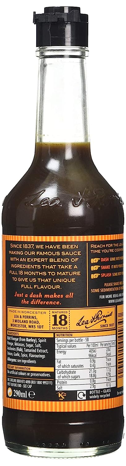 Lea & Perrins Worcestershire Sauce, 290ml (Imported)