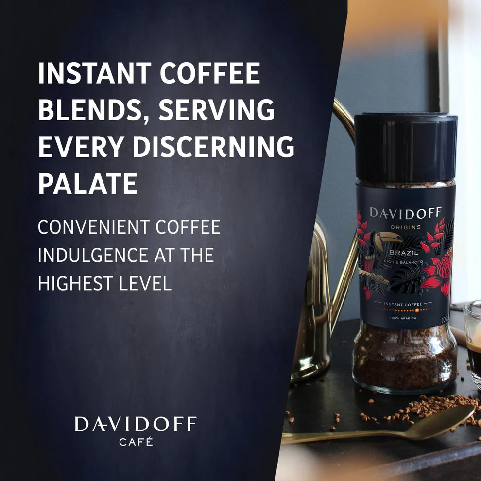 Davidoff Origins Brazil Instant Coffee, 100g (Imported)