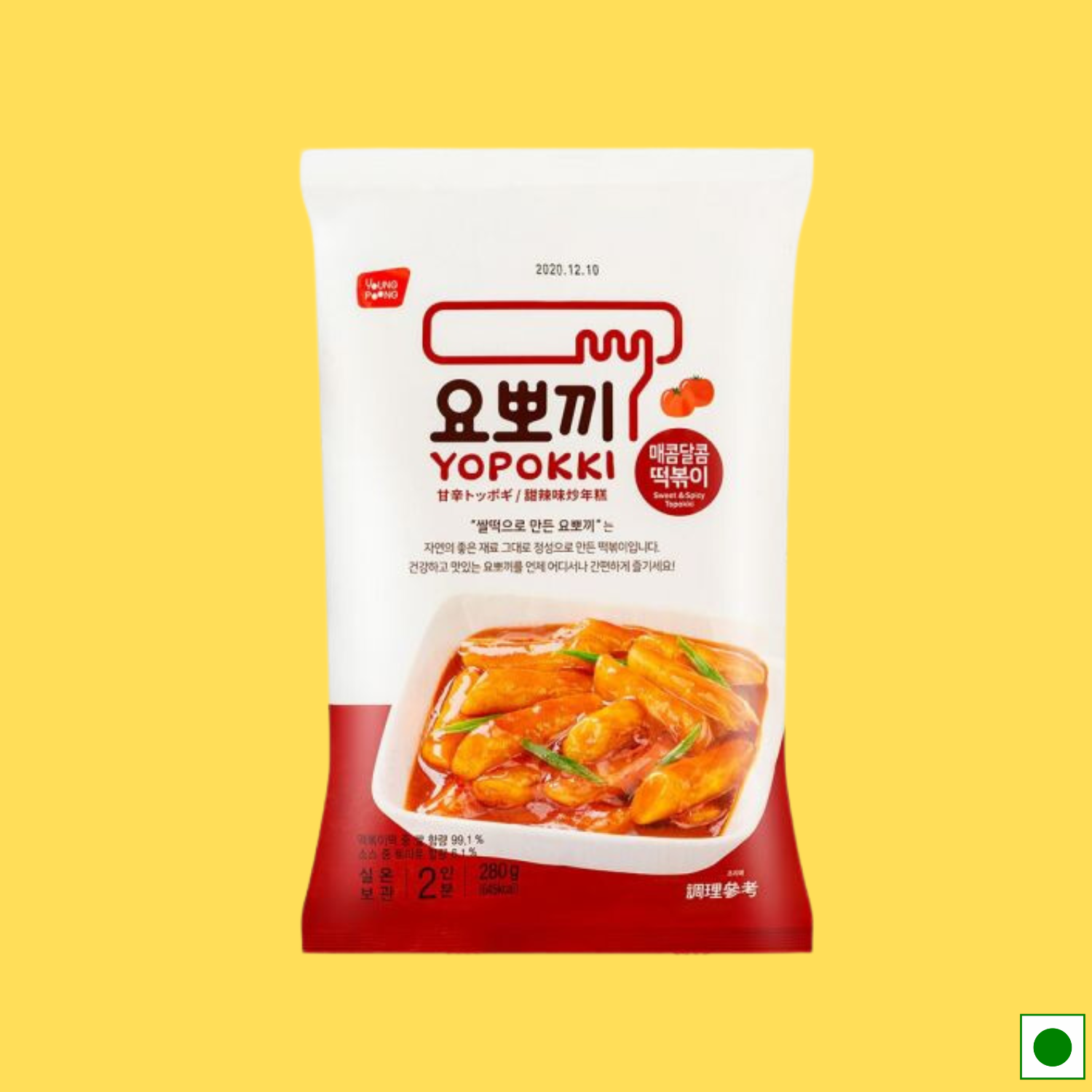 Yopokki Hot and Spicy Topokki, 240g (Imported)