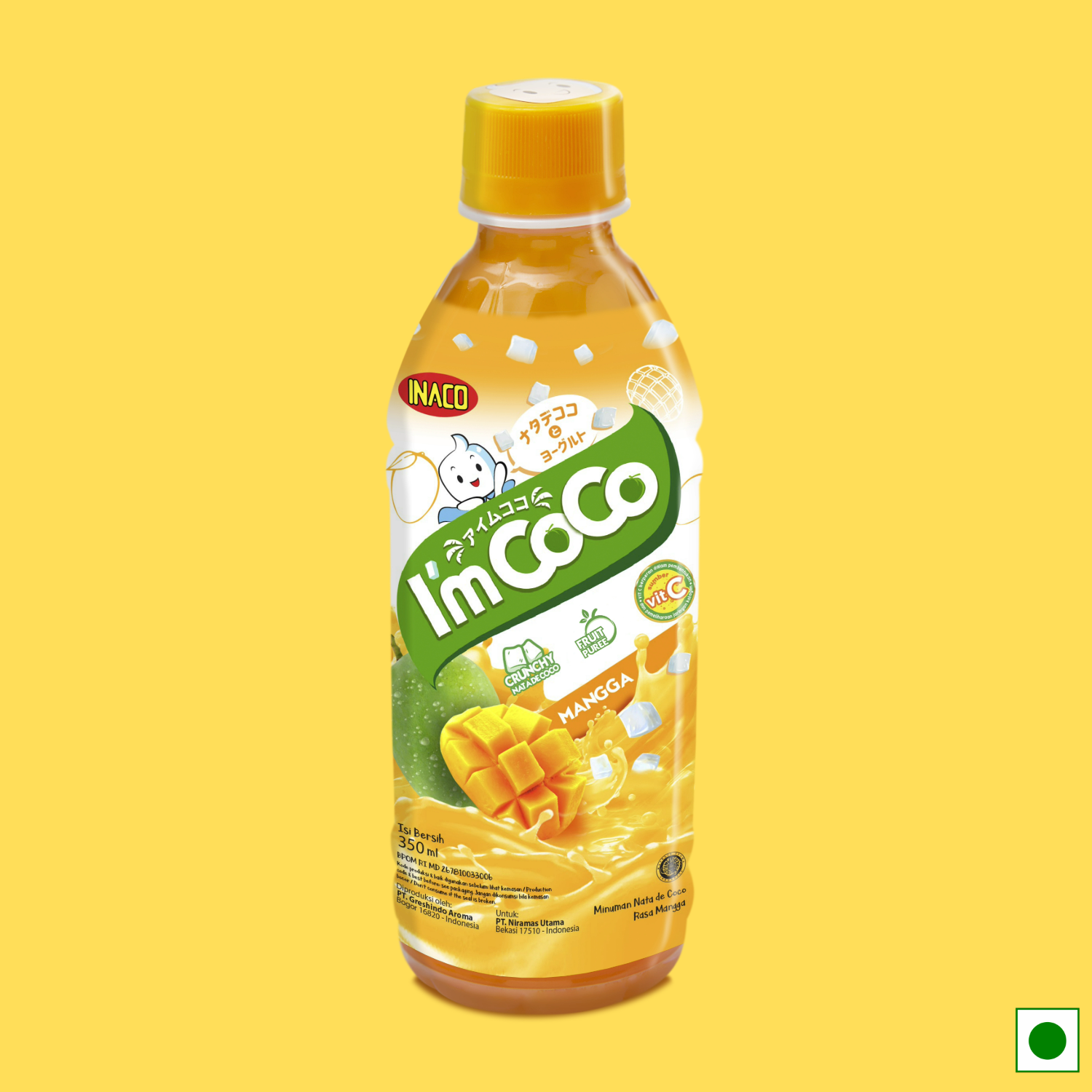 INACO I'm Coco Mango, 350ml (Imported)