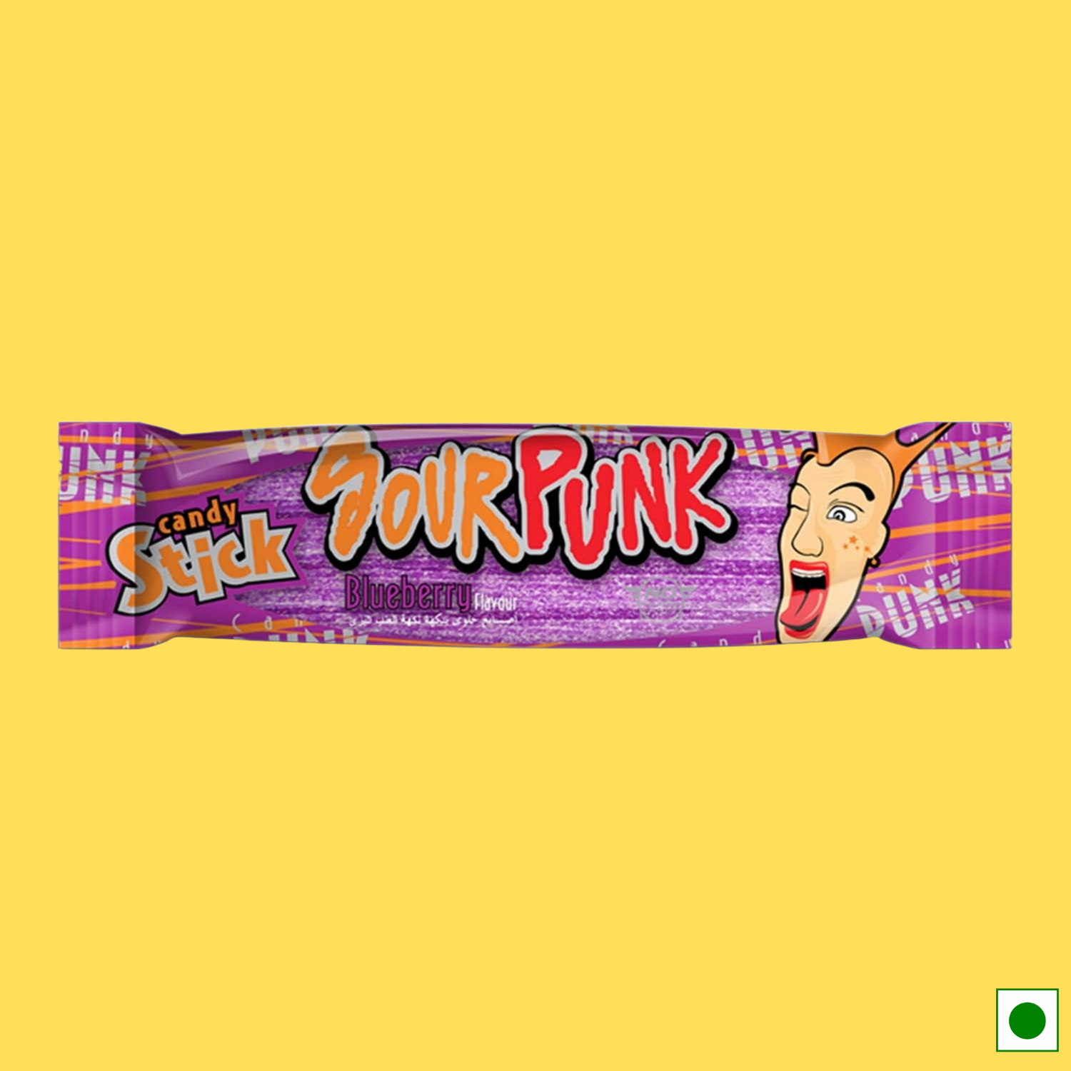 Sour Punk Blueberry Flavored Candy Sticks, 40g (Imported)