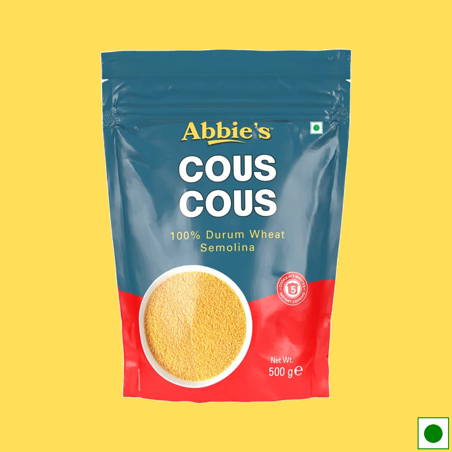 Abbie's Cous Cous 100% Durum Wheat Semolina, 500g (Imported)