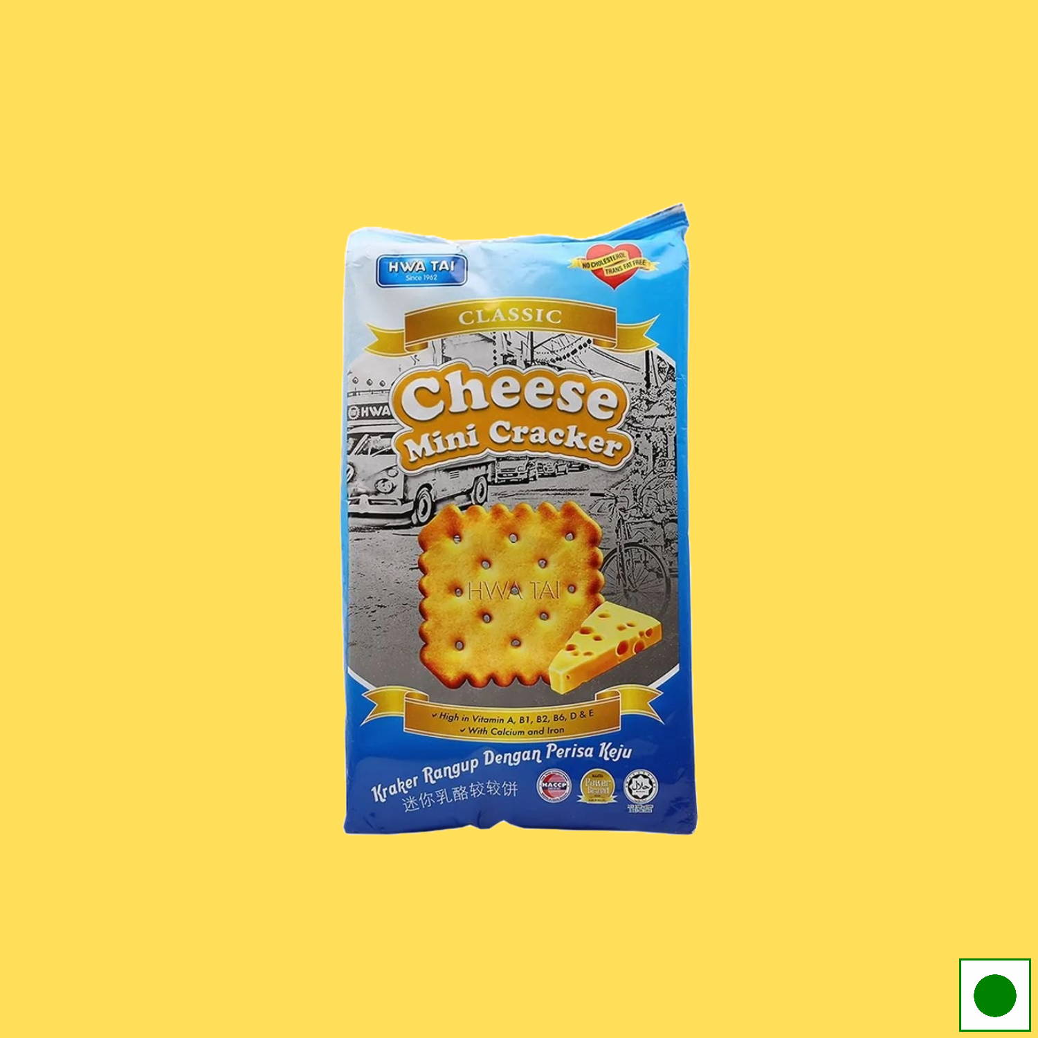 Hwa Tai Classic Cheese Mini Cracker, 350g (Imported)