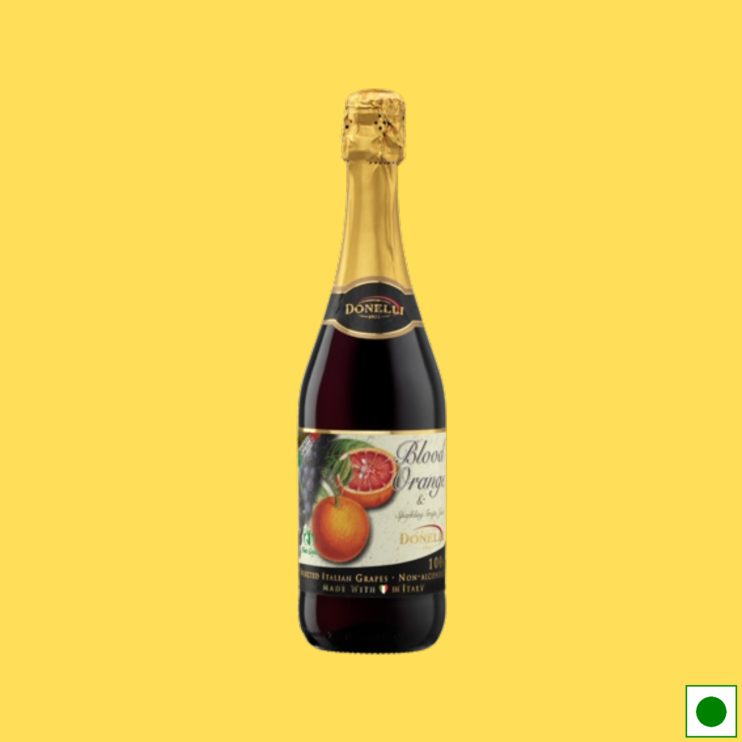 Donelli Blood Orange Sparkling Grape Juice, 750ml (Imported)
