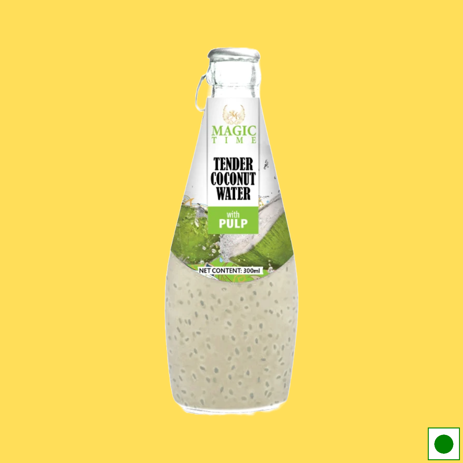 Magic Time Tender Coconut Water With Pulp, 300ml (Imported)