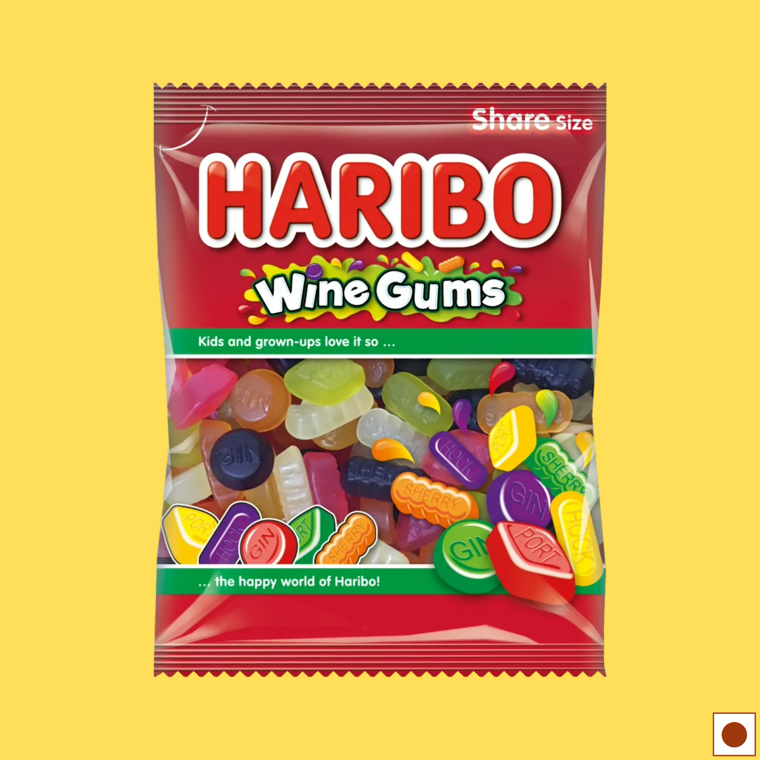 Haribo Wine Gums, 160g (Imported)