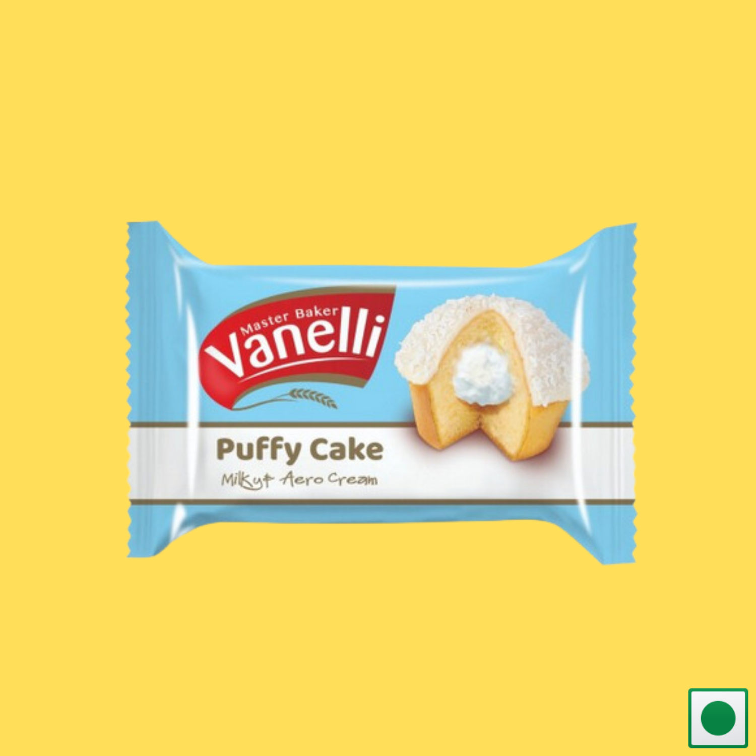 Vanelli Milk Cream Filled Cake with Coconut, 40g (Imported)