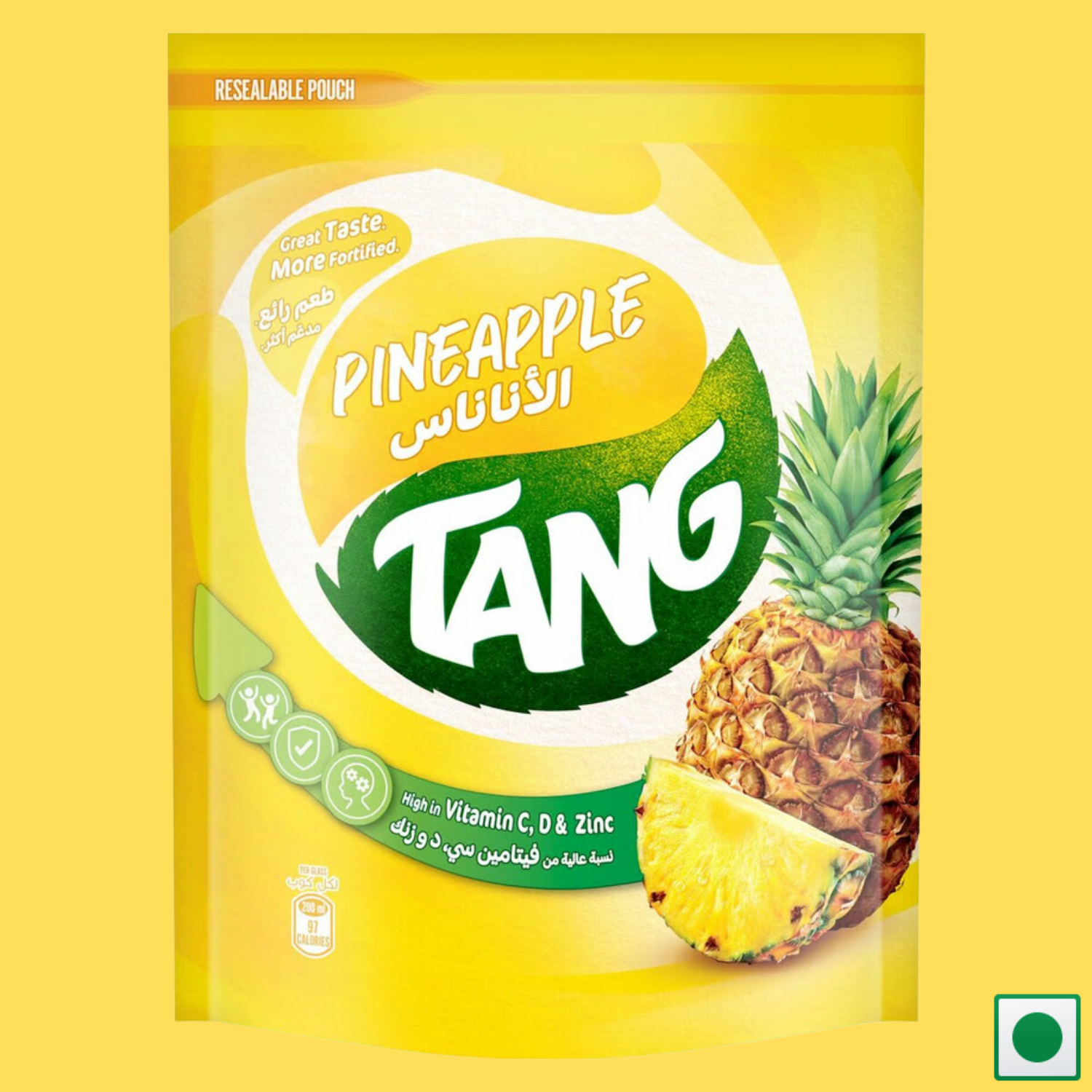 Tang Pineapple Instant Powdered Drink, 375g (Imported)