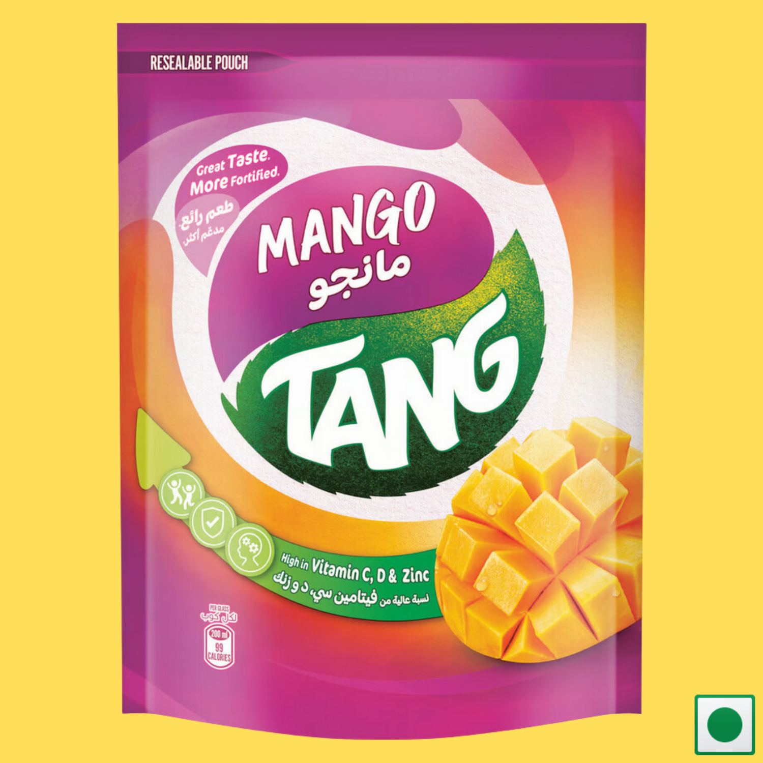 Tang Mango Instant Powdered Drink, 375g (Imported)