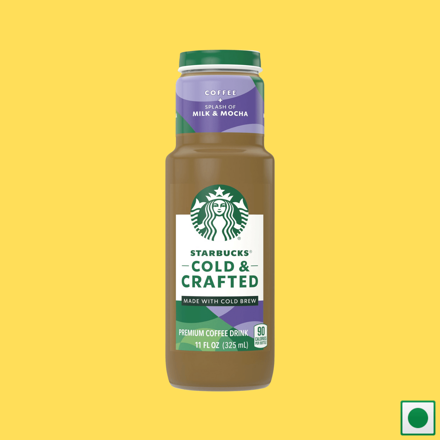 Starbucks Cold & Crafted Coffee + Splash of Milk & Mocha Cold Brew Crafted Coffee, 325ml (Imported) - Super 7 Mart