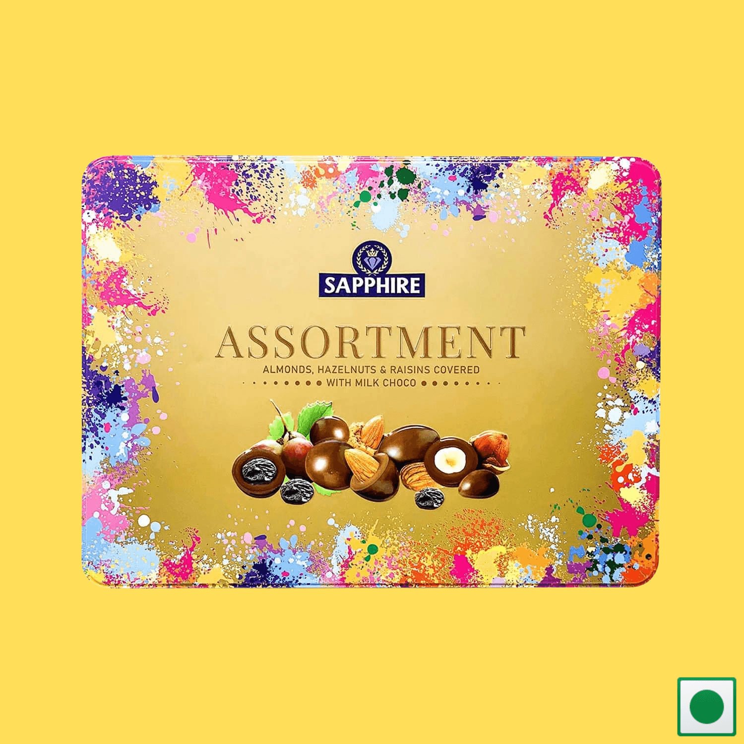 Sapphire Almonds,Raisins,Hazelnuts covered in Milk Chocolate, 350g (Imported) - Super 7 Mart