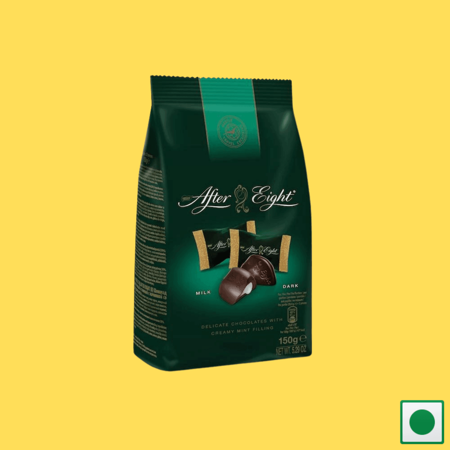 After Eight Milk and Dark Chocolate with Cream Mint Fillings, 150g (Imported) - Super 7 Mart