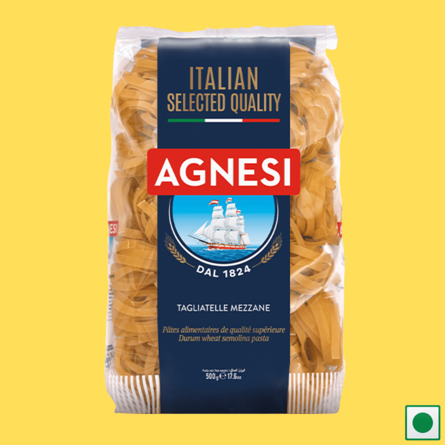 Agnesi Tagliatelle Mezzane Pasta, 500g (Imported) - Super 7 Mart
