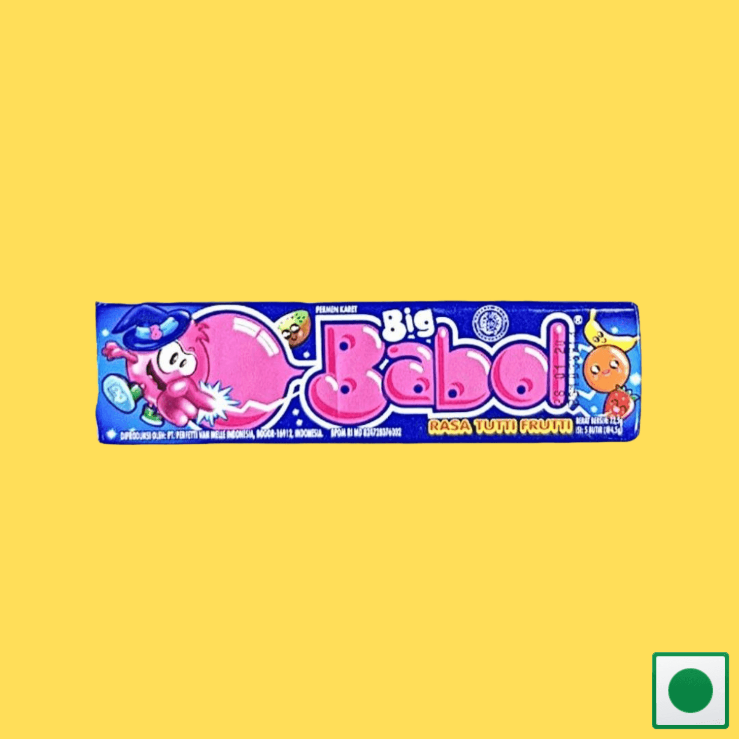 Big Babol Rasa Tutti Frutti Bubble Gum, 22.5g (Imported) - Super 7 Mart