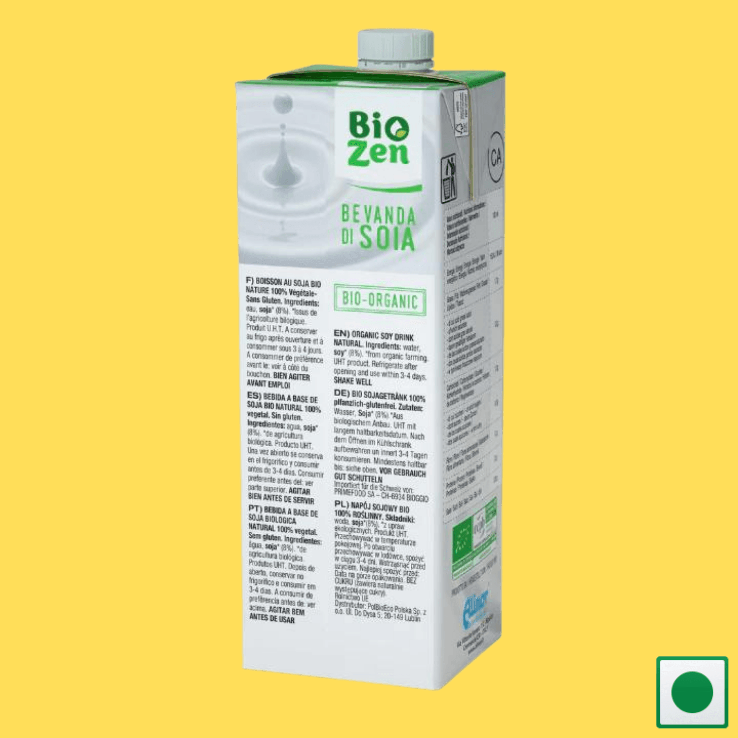 Biozen Organic Soy Milk, 1L (Imported) - Super 7 Mart