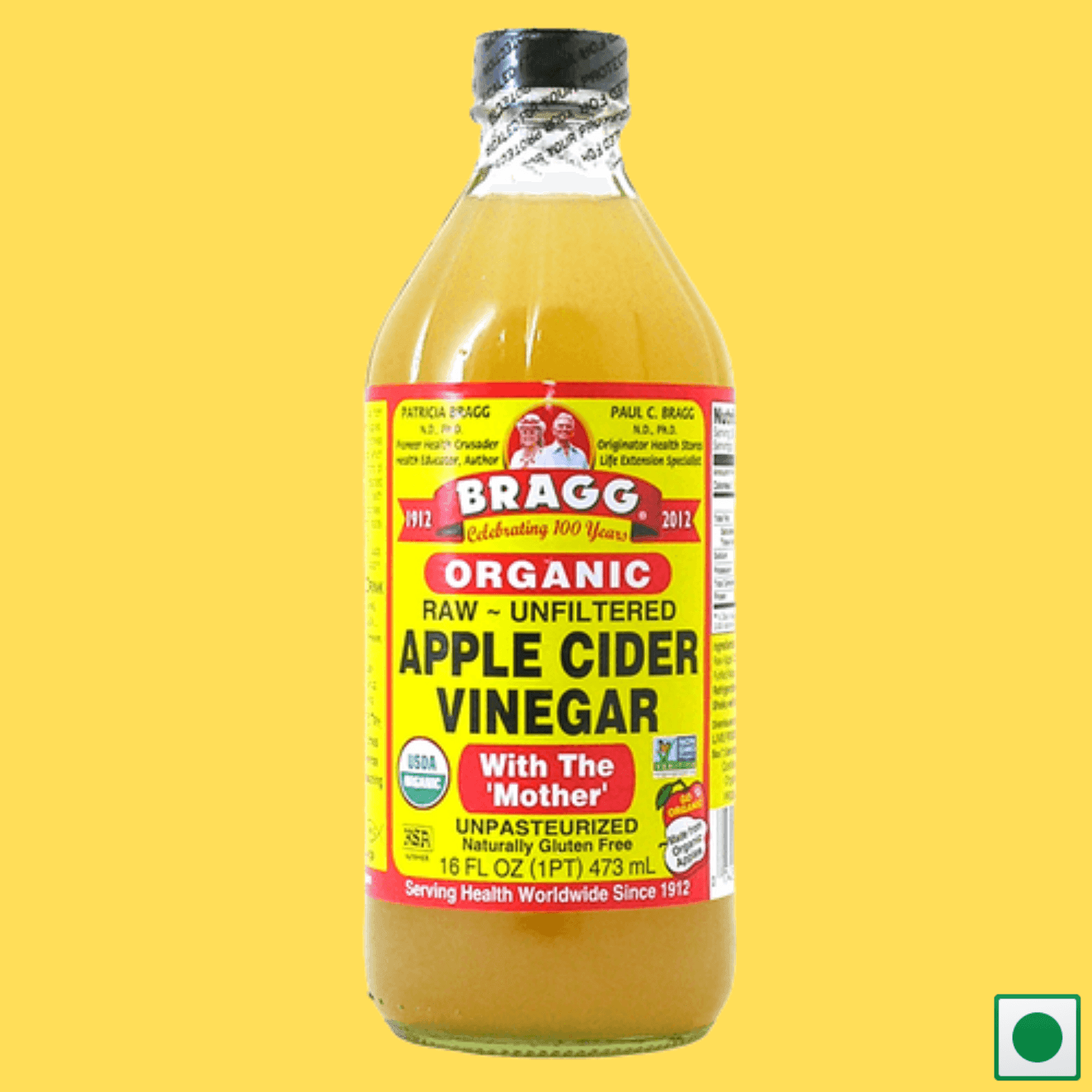 Bragg Organic Raw Unfiltered Apple Cider Vinegar -473ml (Imported) - Super 7 Mart