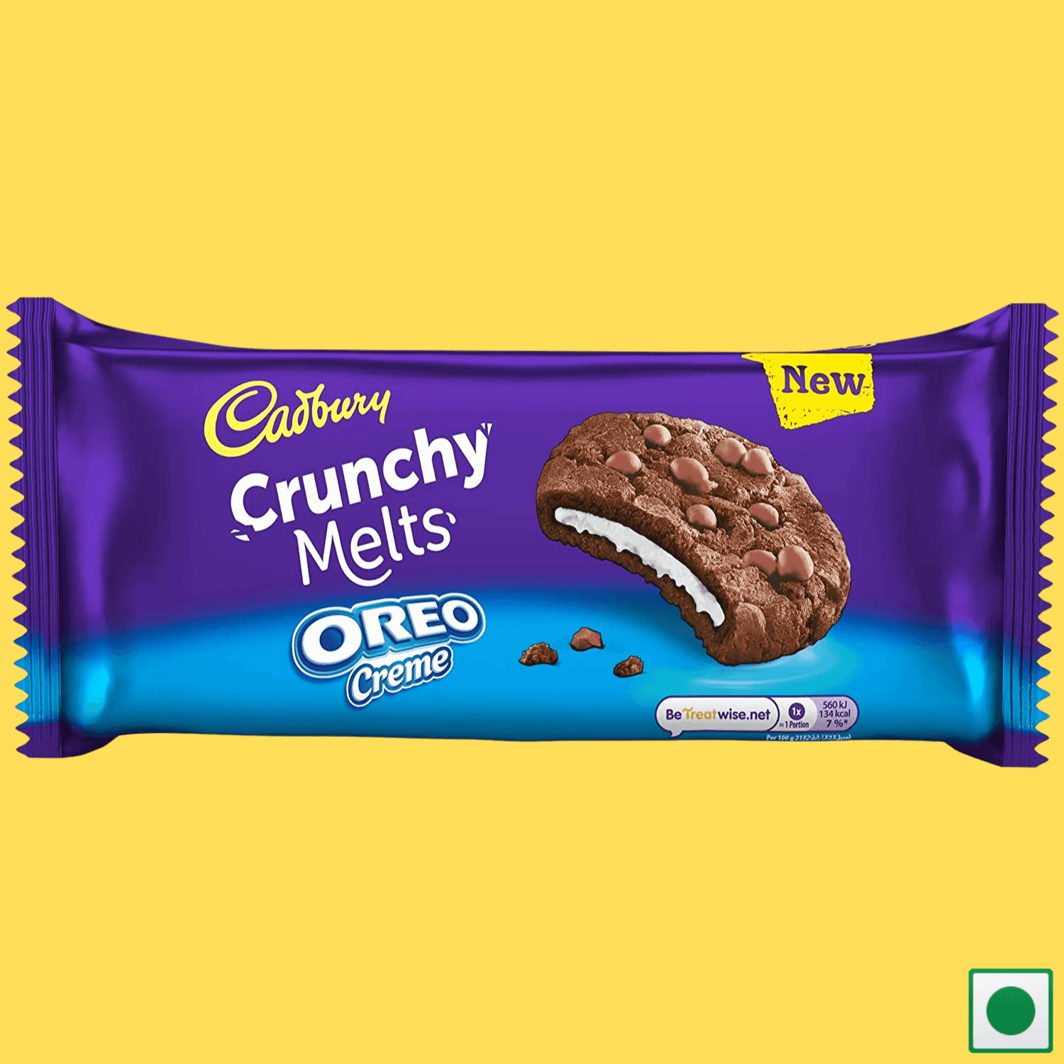 Cadbury Crunchy Melts Oreo Creme Chocolate Cookies, 160g (Imported) - Super 7 Mart