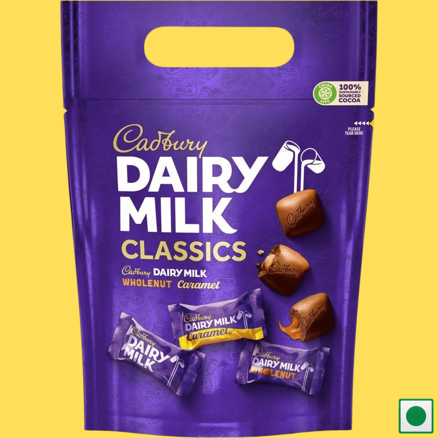 Cadbury Dairy Milk Chunk Mixed Pouch, 350g (Imported) - Super 7 Mart