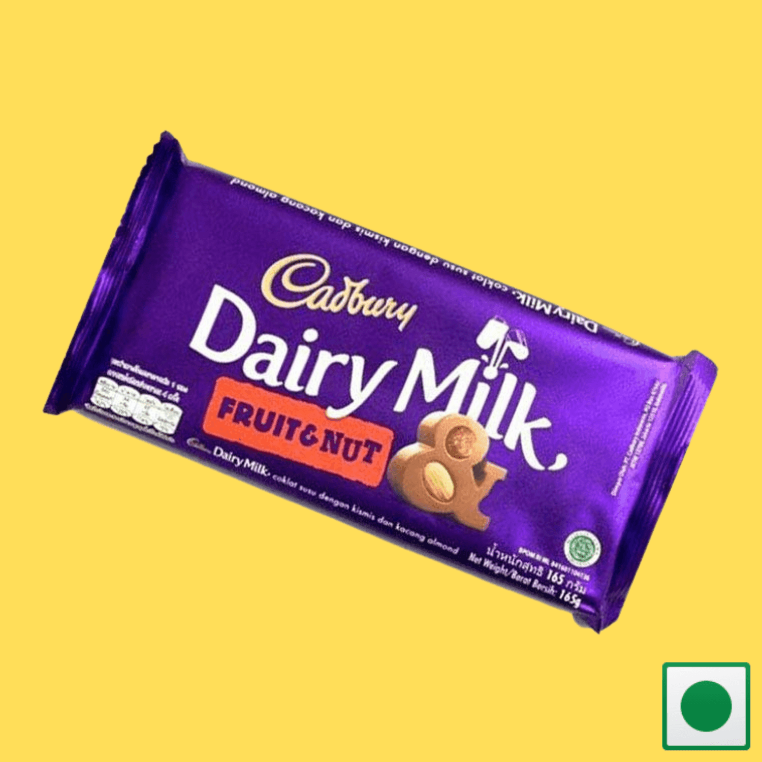 Cadbury Dairy Milk Fruit & Nut Chocolate Bar, 165g (IMPORTED) - Super 7 Mart