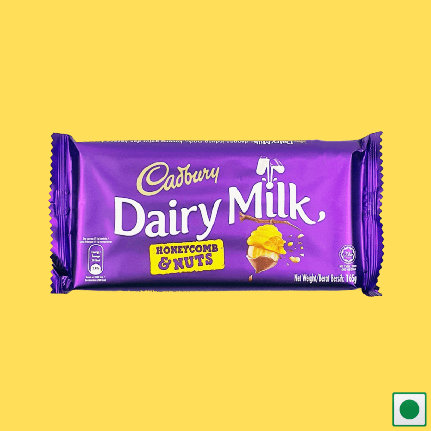 Cadbury Dairy Milk Honeycomb & Nuts, 165g (Imported) - Super 7 Mart