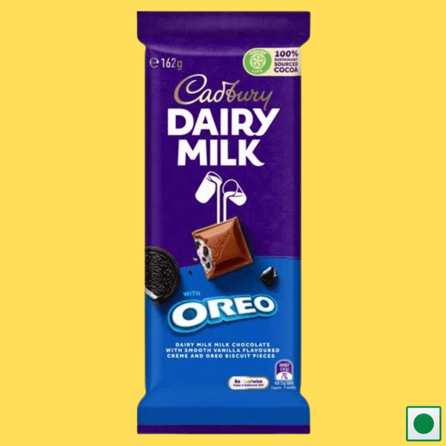 Cadbury Dairy Milk with Oreo Milk Chocolate, 162g (Australian Imported) - Super 7 Mart