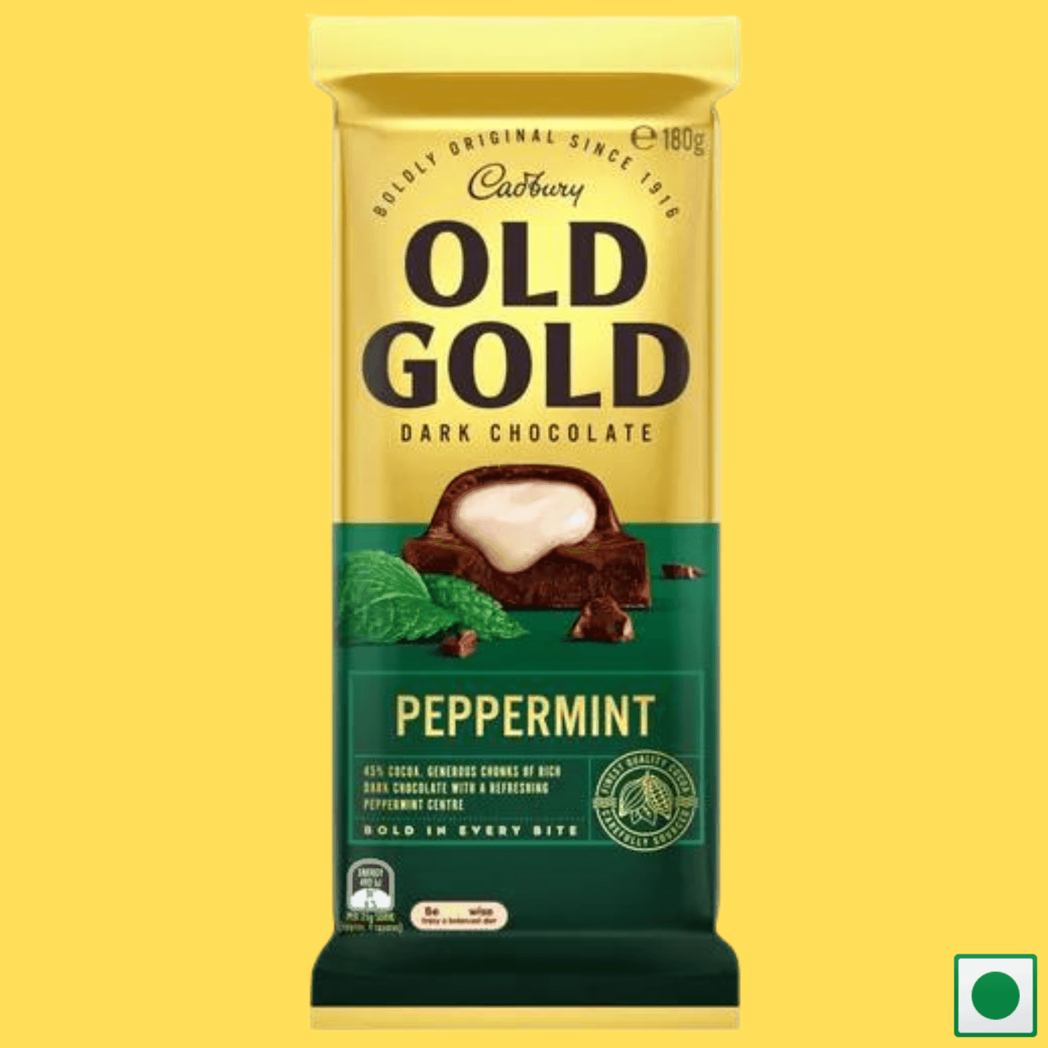 Cadbury Old Gold Dark Chocolate Peppermint, 180g (Australian Imported) - Super 7 Mart