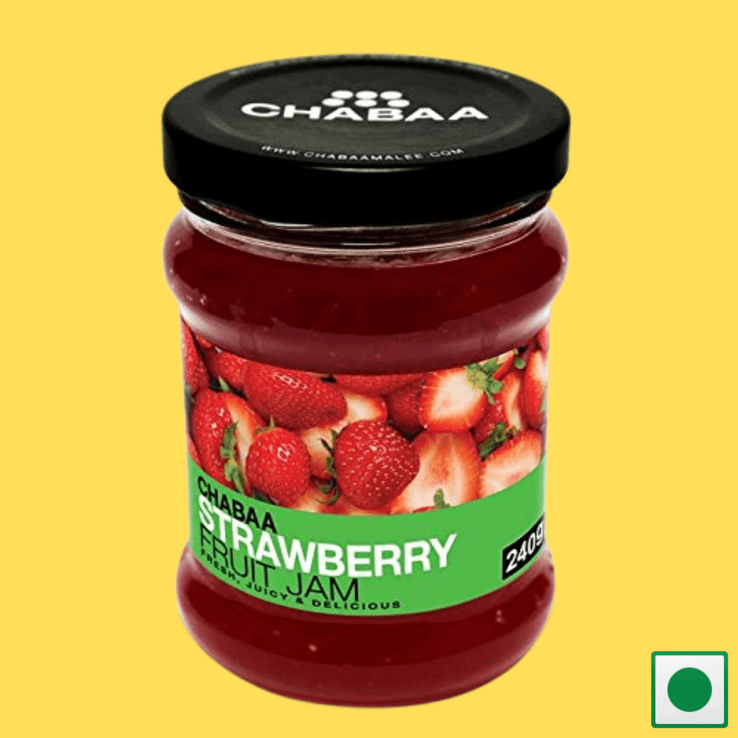 Chabaa Fruit Jam, Strawberry, 240g (Imported) - Super 7 Mart