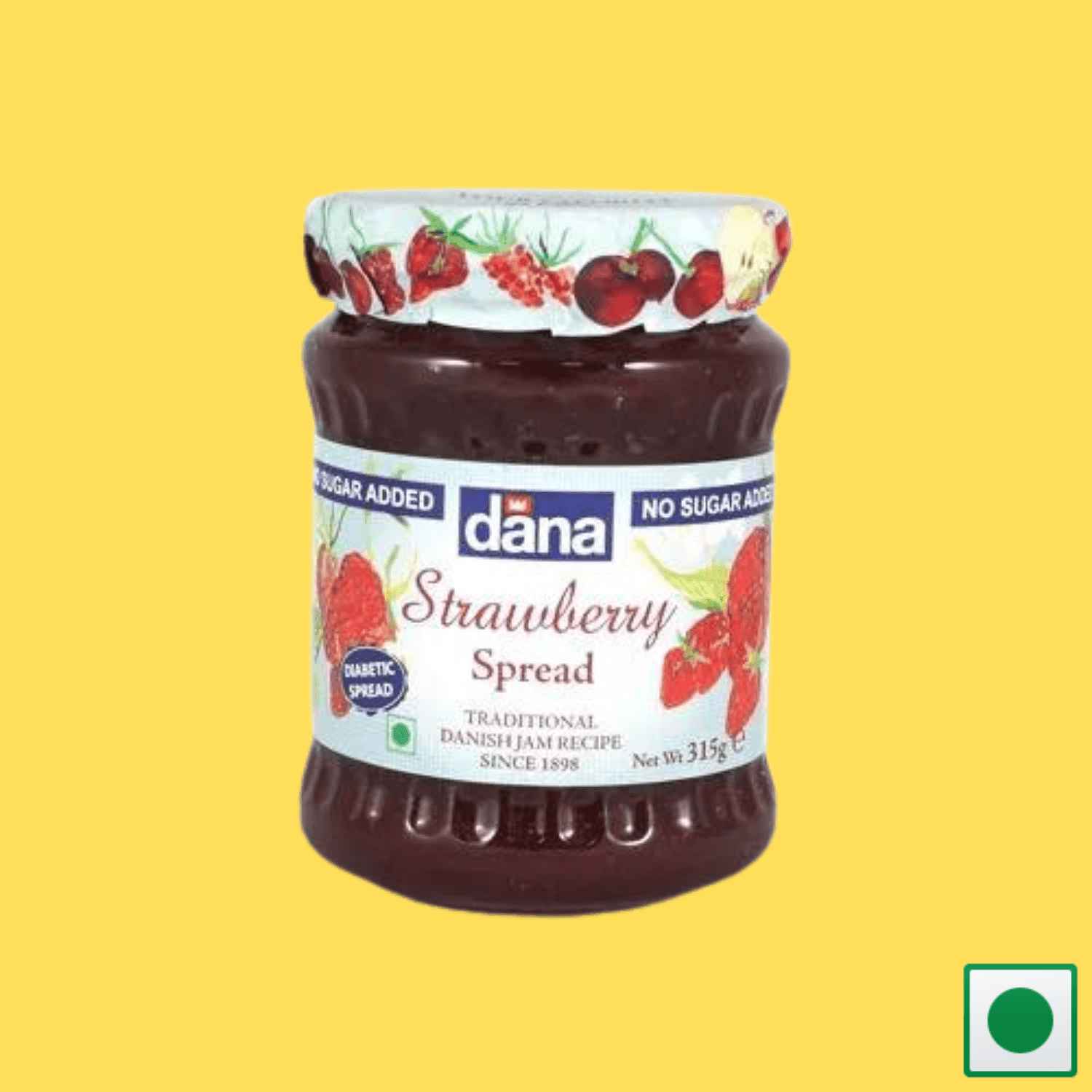 Dana Sugar Free Strawberry Jam, 340g (Imported) - Super 7 Mart