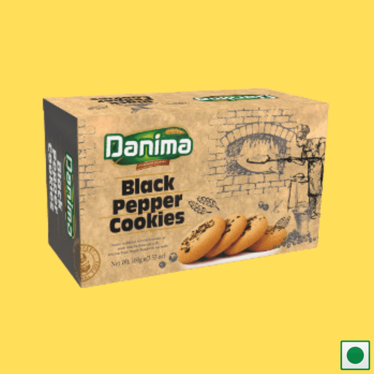 Danima Black Pepper Cookies, 100g - Super 7 Mart