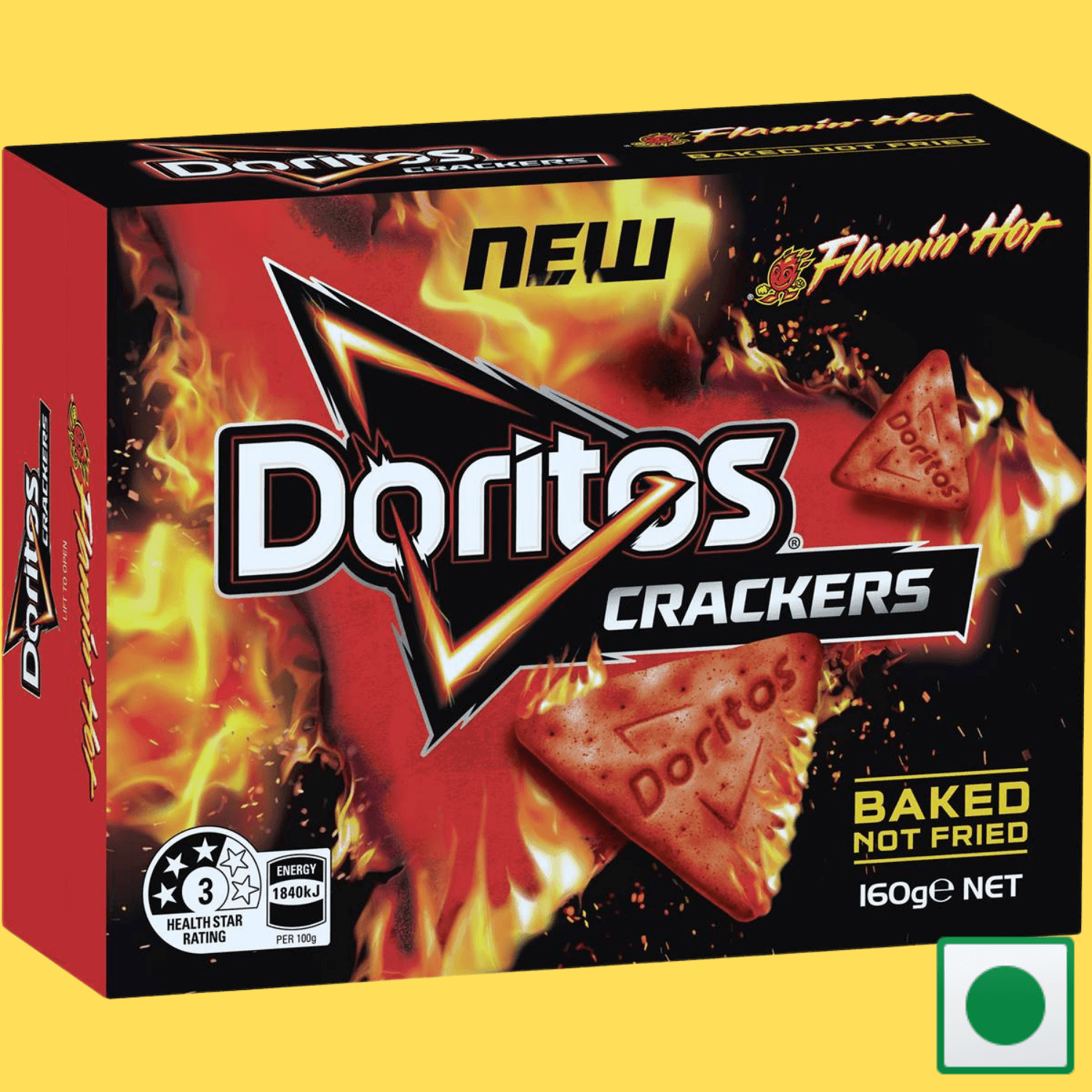 Doritos Crackers Flaming Hot 160g (IMPORTED) - Super 7 Mart