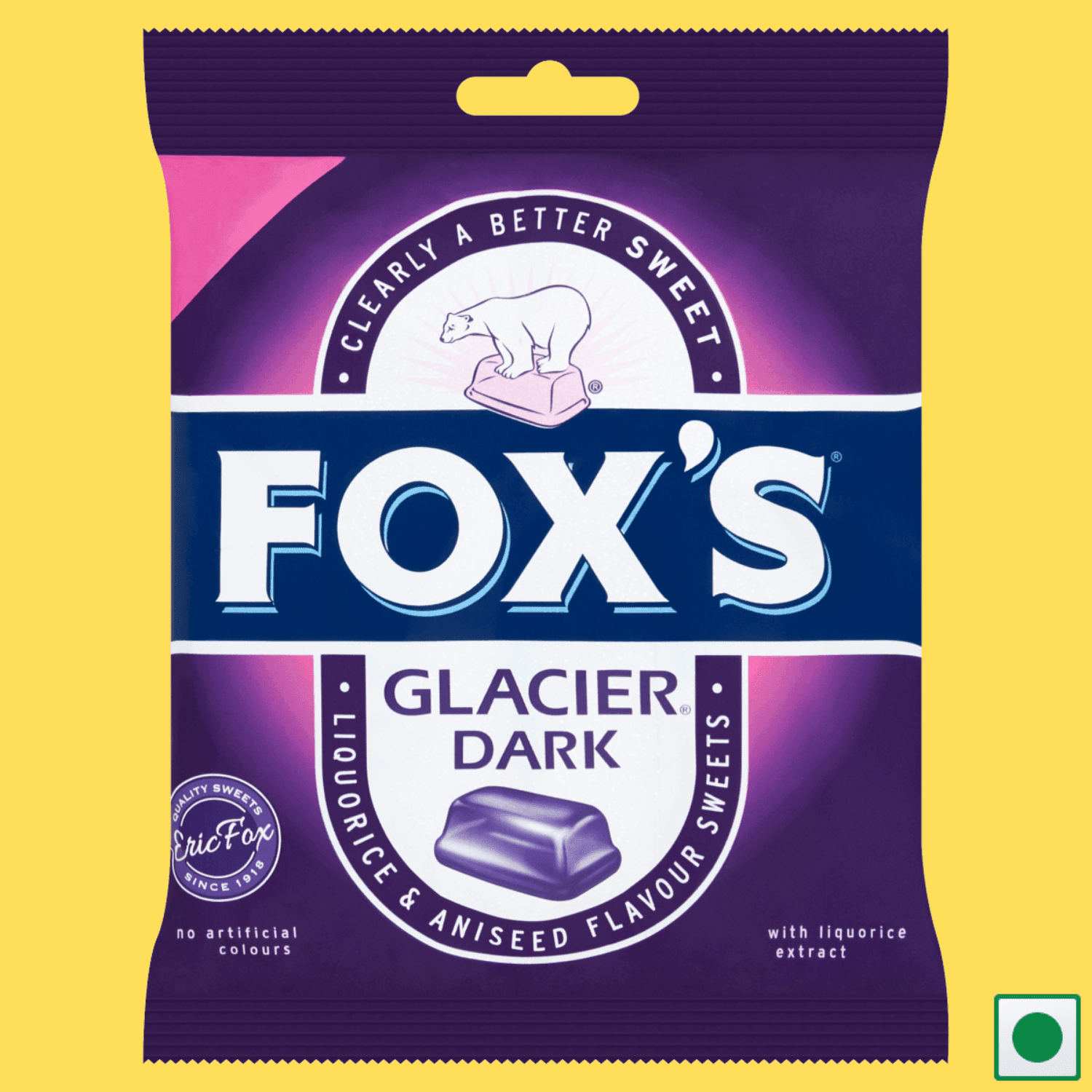 Fox's Glacier Dark, 130g (Imported) - Super 7 Mart