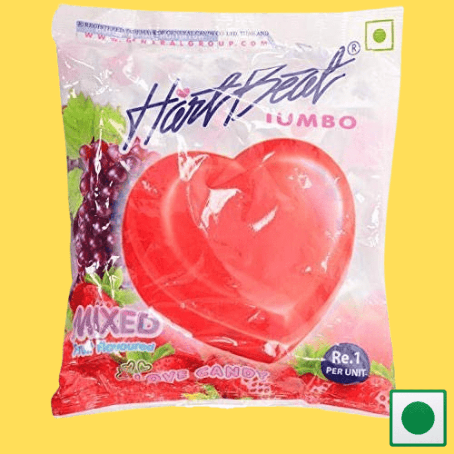 HARTBEAT MIXED FRUIT FLAVOURED CANDY(Imported) - Super 7 Mart