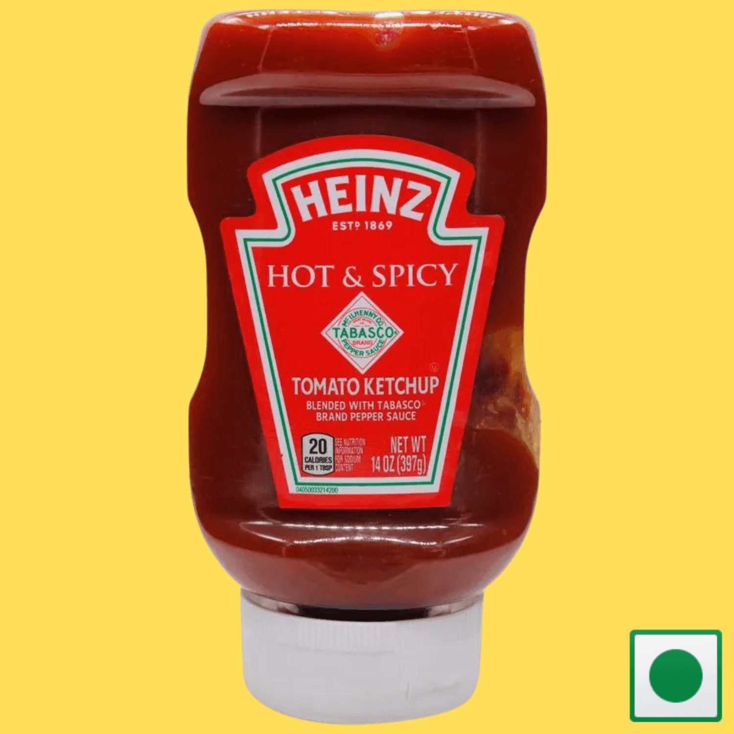 Heinz Hot & Spicy Tomato Ketchup, 397g (Imported) - Super 7 Mart
