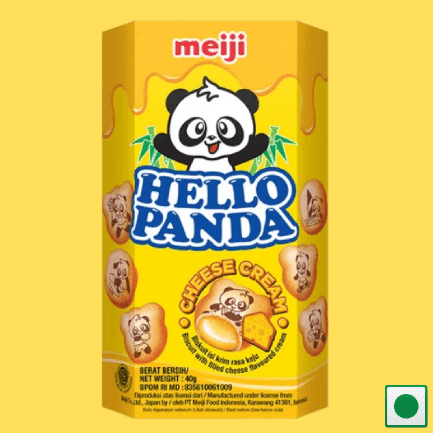 Hello Panda Cheese Cream Biscuit, 45g (Imported) - Super 7 Mart