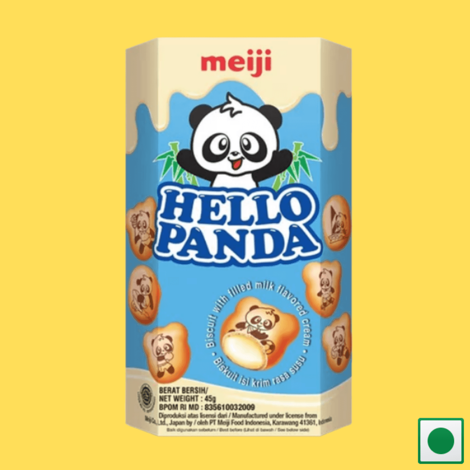 Hello Panda Milk Cream Biscuit, 45g (Imported) - Super 7 Mart