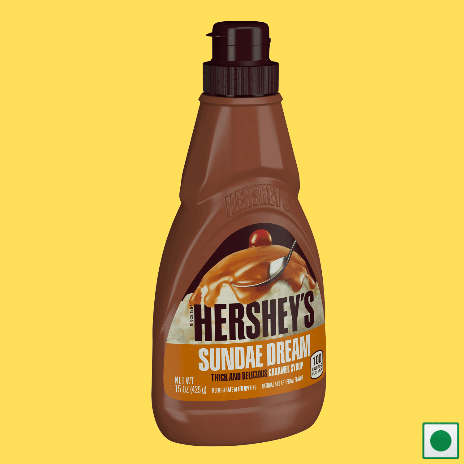 Hershey's Sundae Dream Caramel Syrup, 425g (Imported) - Super 7 Mart