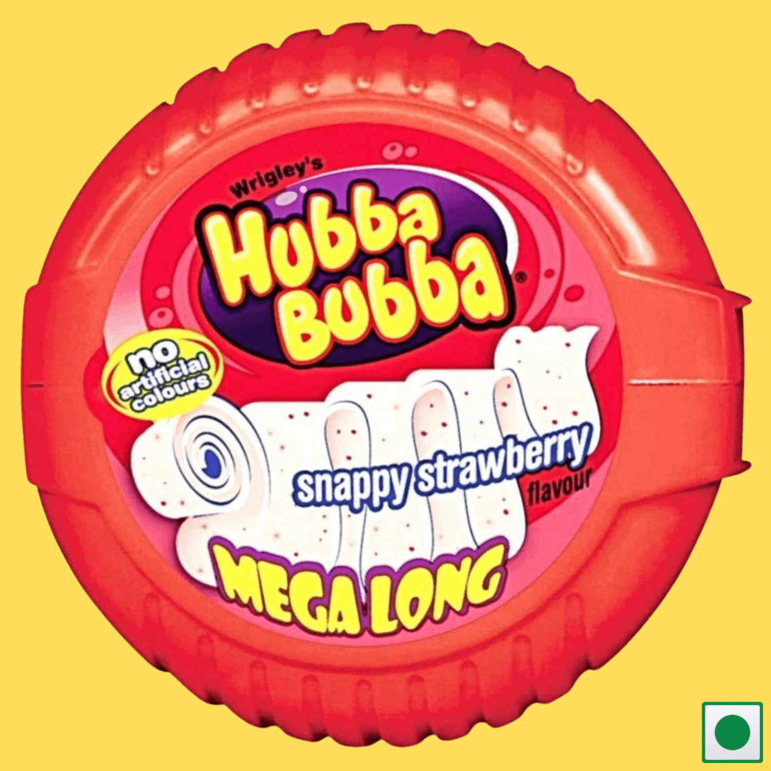 Hubba Bubba Snappy Strawberry Bubble Tape, 56g (Imported) - Super 7 Mart