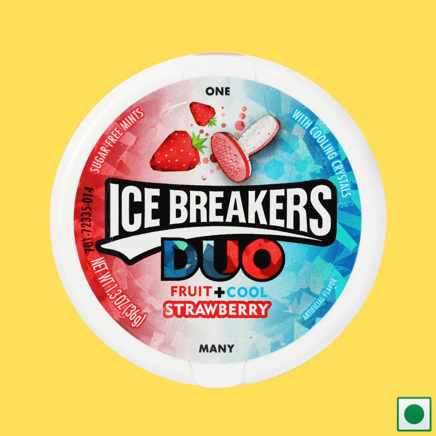 Ice Breakers Duo Fruit + Cool Mints Strawberry, 36g (Imported) - Super 7 Mart
