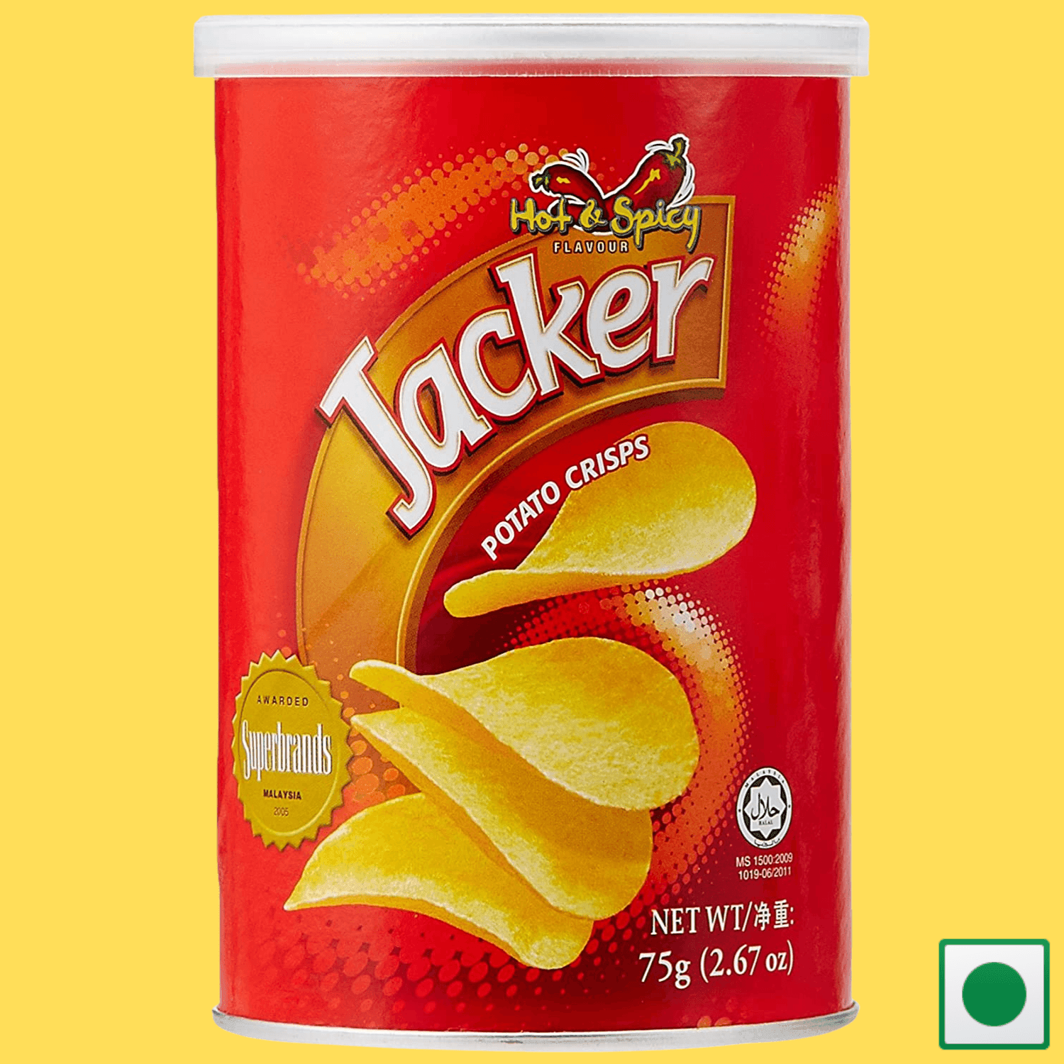 Jacker Hot and Spicy, 75g (Imported) - Super 7 Mart