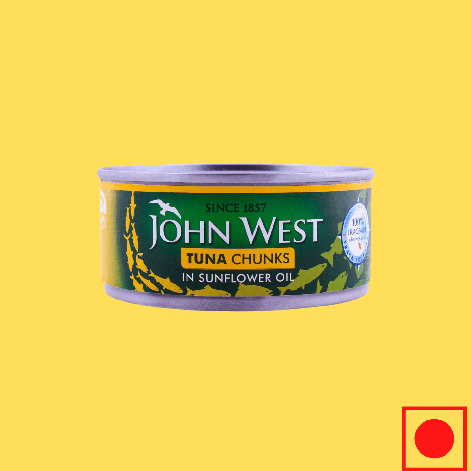 John West Tuna Chunks in Sunflower Oil, 185gm (Imported) - Super 7 Mart