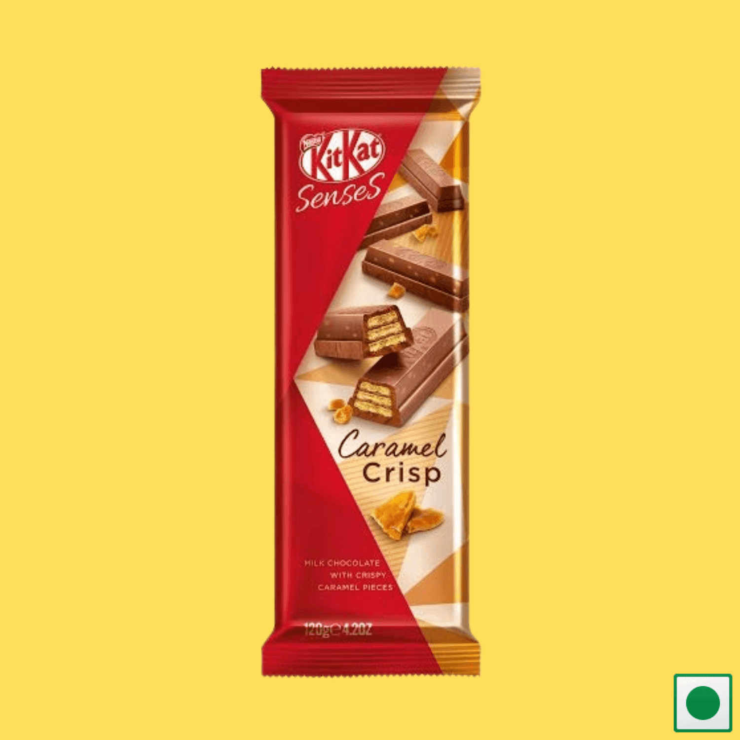 Kitkat Senses Caramel Crisp Milk Chocolate, 120g (Imported) - Super 7 Mart