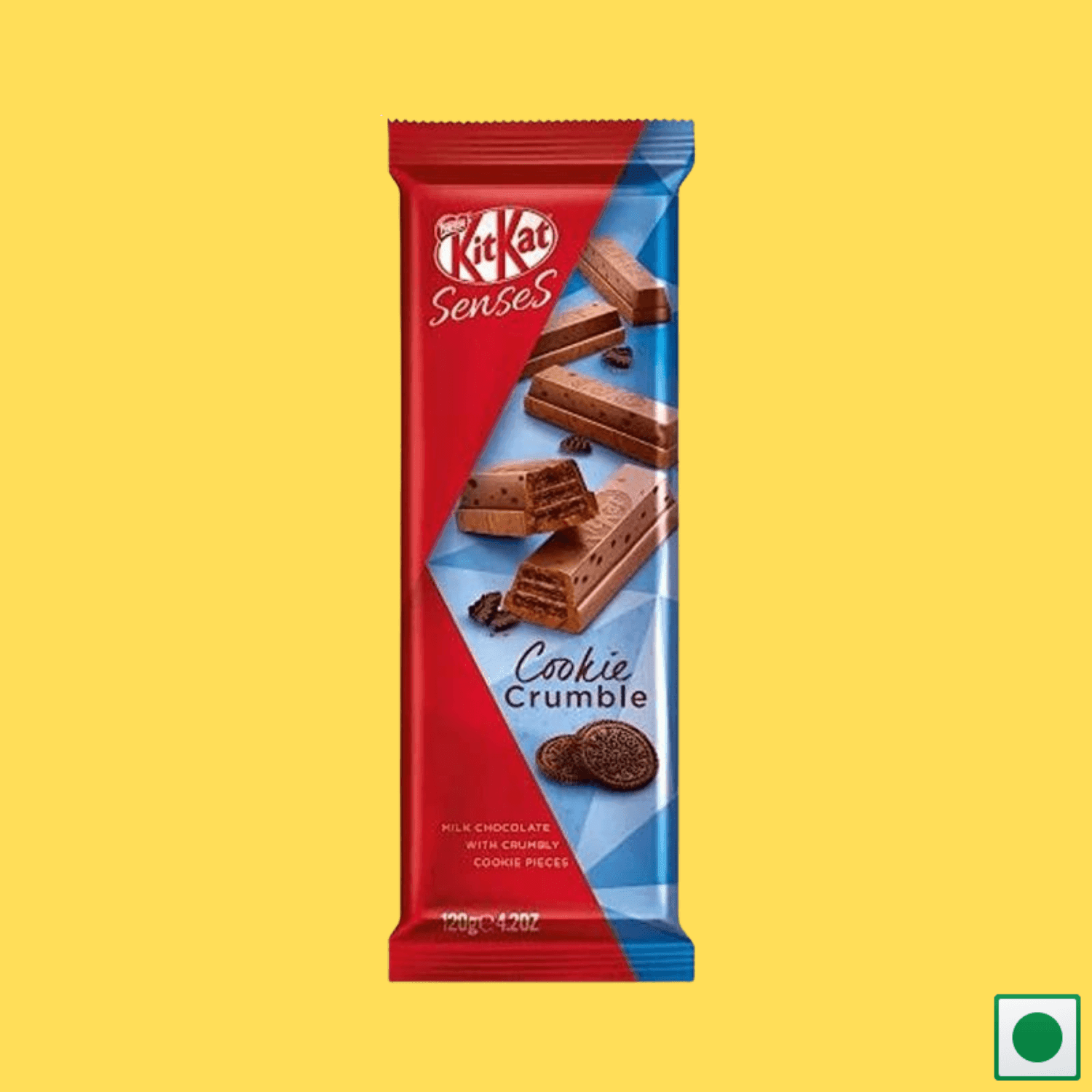 Kitkat Senses Cookies Crumble Milk Chocolate, 120g (Imported) - Super 7 Mart