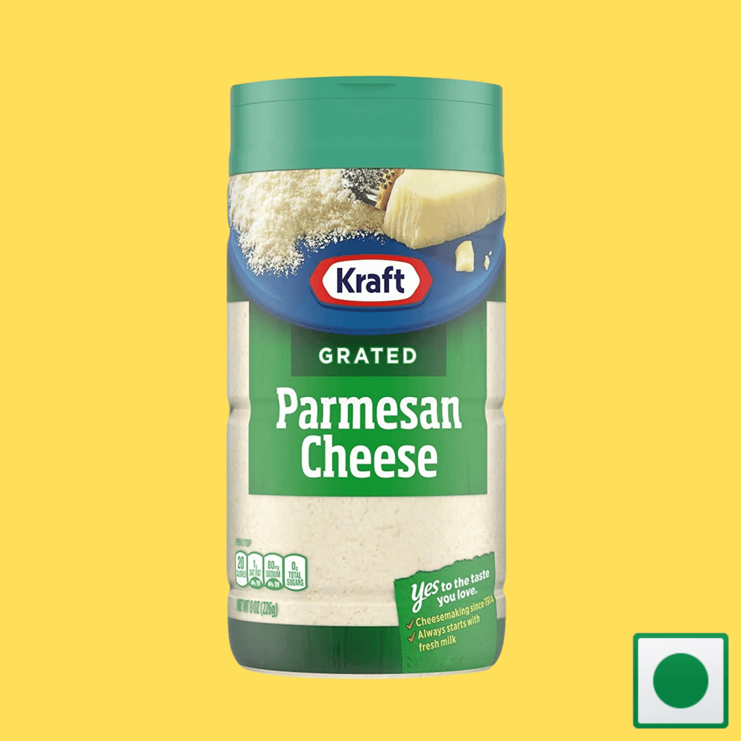 Kraft Parmesan Cheese Grated, 226 g (Imported) - Super 7 Mart