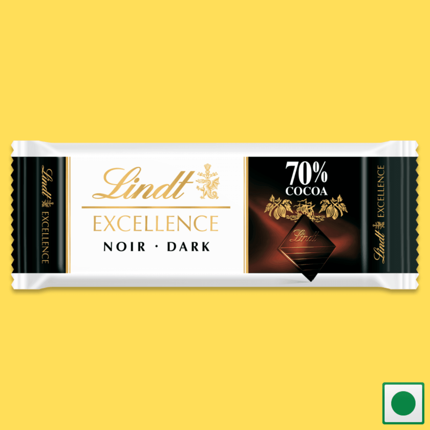 Lindt Excellence Dark 70% Cocoa, 35g (Imported) - Super 7 Mart